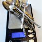 Antique/vtg 925 & 800 Silver Demitasse Spoons & Forks Lot W & Sorensen JT Norway