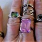 Vintage Sterling Silver Rings Lot Collection of 6 Sizes 6-9.5