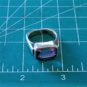Vtg Sterling Silver MODERNIST Amethyst *Miner's Den* FEB Birthday Ring Lot Sz 8