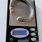 Vintage Sterling Silver Cabled Ball Terminal Cuff Bracelet Lot Adjustable