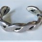 Vtg Sterling Silver NAVAJO Michael Chavez Thick Hammered Cuff Bracelet Lot
