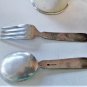 Antique/Vtg Sterling Silver Baby Cups & Spoon Fork Set Use Repair Scrap