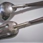Antique Sterling Silver DF Mexico Mid Cent Modern Teak Handle Salad Serving Set