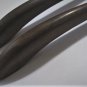 Antique Sterling Silver DF Mexico Mid Cent Modern Teak Handle Salad Serving Set