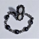 Vintage Sterling Silver SOUTHWEST Repair Lot Navajo Ring & Mexico Bracelet
