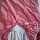Vintage Rockmont Ranch Wear Red Chambray Over White Petticoat Rockabilly Skirt