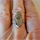 Antique Edwardian Sterling Silver Coral Fossil Ring Lot Size ~ 11