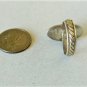 Antique Edwardian Sterling Silver Coral Fossil Ring Lot Size ~ 11