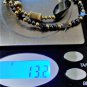 Vintage Gold Filled Hematite Stars Beaded Bracelets Lot 2 Pcs