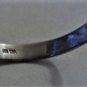 Vintage Sterling Silver JOY Chinese English TMA Cuff Bracelet Lot M/L