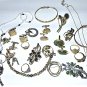 Vintage 12 & 14K Gold Filled Jewelry Lot Jade Pearls Most Wearable 139.1 Gr