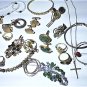 Vintage 12 & 14K Gold Filled Jewelry Lot Jade Pearls Most Wearable 139.1 Gr