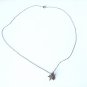 Sterling Silver MEXICO Star Slide Pendant Necklace Lot 18-1/2"