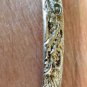 Vintage Sterling Silver Rare Relief Floral Pattern MEXICO Bangle Bracelet Lot