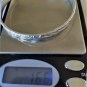 Vintage Sterling Silver Rare Relief Floral Pattern MEXICO Bangle Bracelet Lot