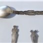 Vintage Sterling Silver Southwest Navajo Demitasse Spoons Lot (2) + Totem Spoon