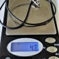 Vintage Sterling Silver Pray Buddha Pendant Leather Cord Necklace Lot