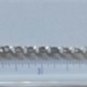 Vtg Sterling Silver ITALY Rolo Chain Bracelet Lot w Dangle Heart Charm 7"