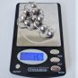 Vtg Sterling 925 Silver Modernist Ball & Hammered Ring Bracelet Lot 9"