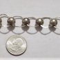 Vtg Sterling 925 Silver Modernist Ball & Hammered Ring Bracelet Lot 9"
