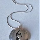 Vintage Sterling Silver Southwest Hopi Kokopelli Shadowbox Pendant Necklace Lot
