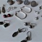 Vintage Sterling Silver Assorted Pairs of Earrings Lot Collection 55.3 Grams