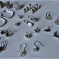 Vintage Sterling Silver Assorted Pairs of Earrings Lot Collection 55.3 Grams