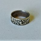 Vtg Sterling Silver Moon Stars Planets Comet Band Ring Lot Sz 5.5 Shube's Mfg