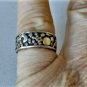 Vtg Sterling Silver Moon Stars Planets Comet Band Ring Lot Sz 5.5 Shube's Mfg