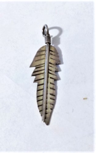 Vtg Sterling Silver Southwest Tribal Feather Bracelet Charm Necklace Pendant Lot