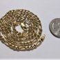 Vintage 10K YG Cuban Figaro Link Chain ITALY Necklace UNISEX 20-1/4" x 5 mm