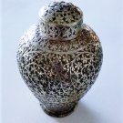 Antique Indian Sterling Silver Handmade Lidded Storage Jar 19th C