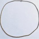 Vintage 12K Gold Filled Rectangular Links Chain Necklace Lot 16-1/2"