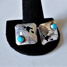 Vintage Sterling Silver TAXCO MEXICO Heart Tiger Eye Cuff Bracelet Lot Sm Size