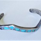 Vtg Southwest Old Pawn Navajo Sterling S Turquoise Cuff Bracelet Repair Lot