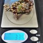 Vintage Sterling Silver Gold Vermeil Pave Gemstone Tennis Bracelet LOT 8-1/4"