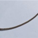 Vintage 12K Gold Filled Flattened Cuban Curb Link Chain Necklace Lot 16-1/2"