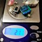Vintage Sterling Silver Colorful Necklace Pendants & Locket Lot of 5 Pieces