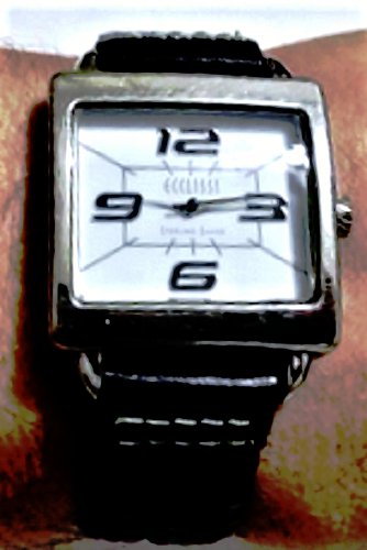 Vintage ECCLISSI Sterling Silver Case MODERNIST Woven Band Watch New Battery