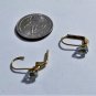 Vintage Gold Filled Topaz Leverback Earrings Lot
