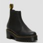 Dr Martens Black Leather ROMETTY Platform Chelsea Boots US Women 11 EU 43 NIB