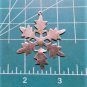 Vintage Sterling Silver Huge Snowflake Necklace Pendant or Bracelet Charm Lot