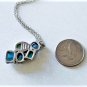 Vintage Sterling Silver BARSE Turquoise & Topaz Pendamt Necklace Lot