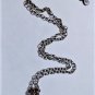 Vintage Sterling Silver MODERNIST Barse Hammered Pendant Necklace Lot 24"