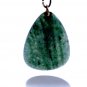 Vtg Spinach Jade Nephrite Statement Gold Plated Long Runway Necklace Lot 24"