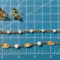Vintage Gold Filled Retro Real Pearl Art Deco Pin Earrings Bracelets Lot 6 Pcs