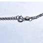 Vintage Sterling Silver Fkattened Cuban Curb Chain Necklace Lot 24"