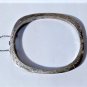 Vintage Sterling Silver Etched Rounded Rectangluar Hinged Bangle Bracelet Lot