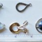 Vintage Sterling Silver MODERNIST Necklace Pendants Lot
