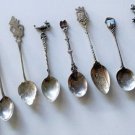 Vintage Sterling Silver World Tour Souvenir Spoons Lot